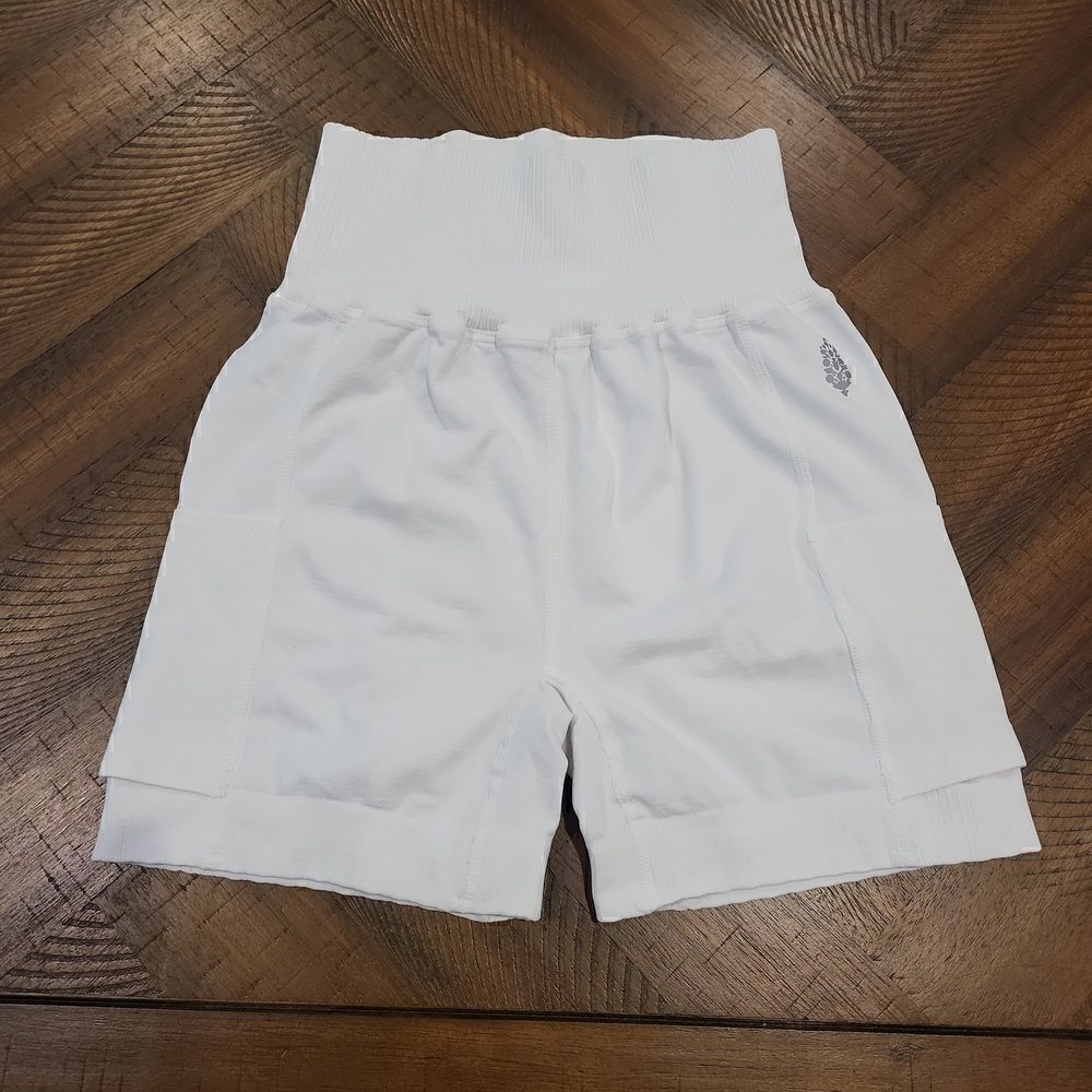 Free People Good Karma Tennis or Pickle Ball Shorts XS/S White